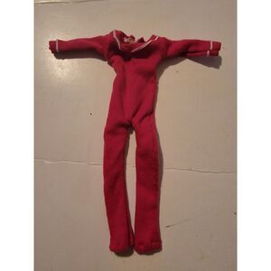 Vintage Barbie Ken Skipper Doll Accessory Clothing Red 1 Piece Outfit VTG